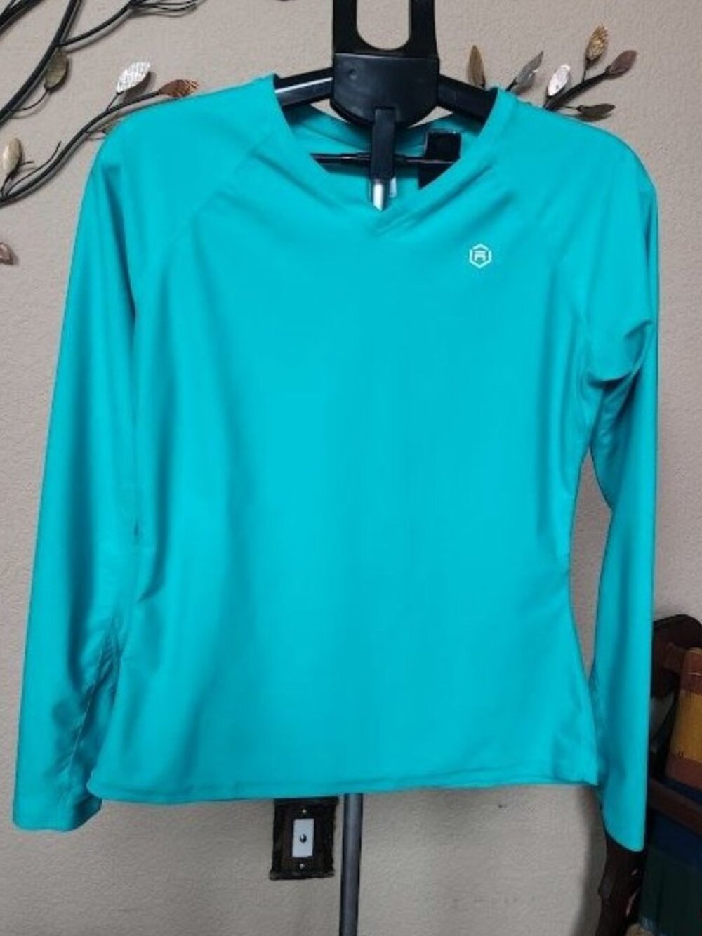 NWT sz large Mycharmo activewear / cycling / swim shirt UPF 50+